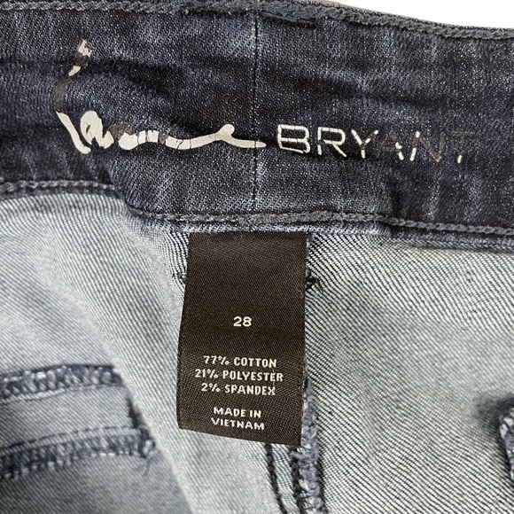 Lane Bryant High-rise Boot Cut Stretchy Denim Blue Jeans Size 28 Trouser Pants - Picture 8 of 8